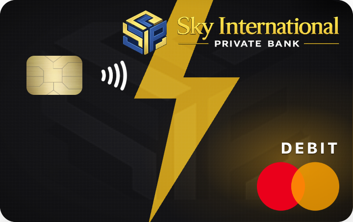Sky Gold Checking Visa debit card.