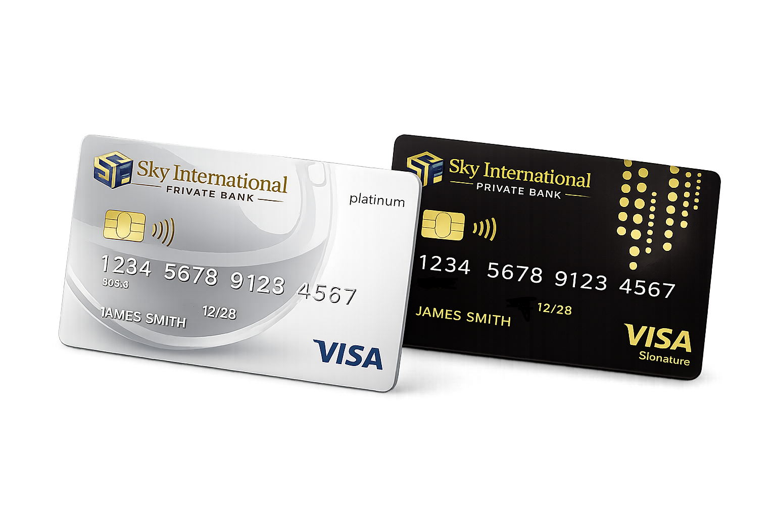 Sky Rewards & Cash Back and Travel & Premium credit cards shown together.